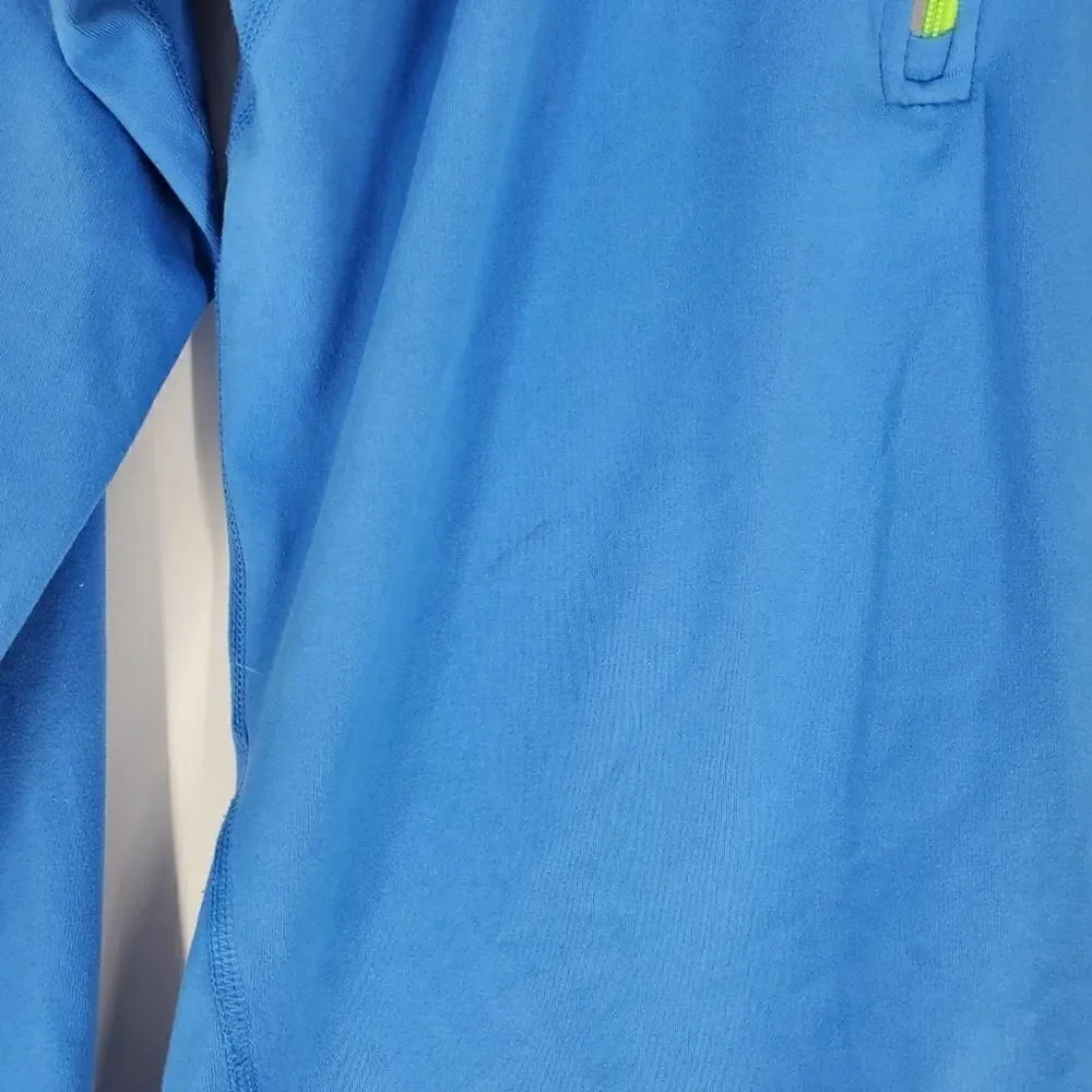 Nike blue running workout top tshirt xs